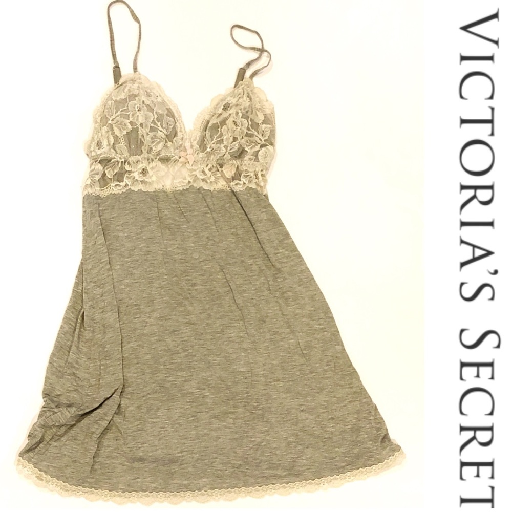Victoria’s Secret Tee and Lace Nightie Med…